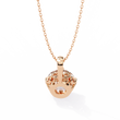 Round Lab Grown Diamond Solitaire Double Prong Pendant - View 9