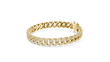 Round Cut Lab Diamond Miami Cuban Link Bracelet - View 10