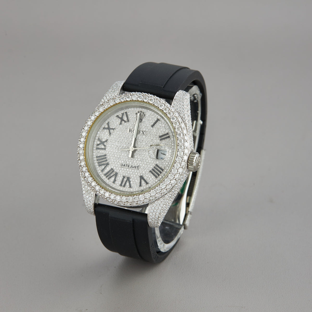 Diamond Royale Duo Skeleton Masterpiece And Full Pavé Diamond Luxury Timepiece Collection - View 7