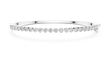 Slim Round Lab Diamond Hinged Bangle Bracelet for Women - View 3