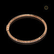 Round Cut Lab Diamond Box Clasp Tennis Bracelet - View 3