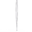 Pear Lab Grown Diamond V Drop Tennis Necklace - View 2