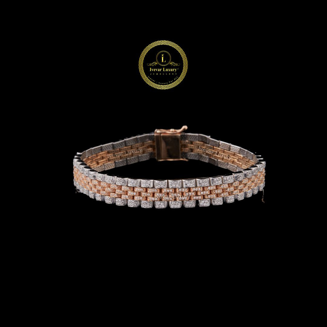Elegant Lab Diamond Bracelet Unisex Friendly Design by Ivevar