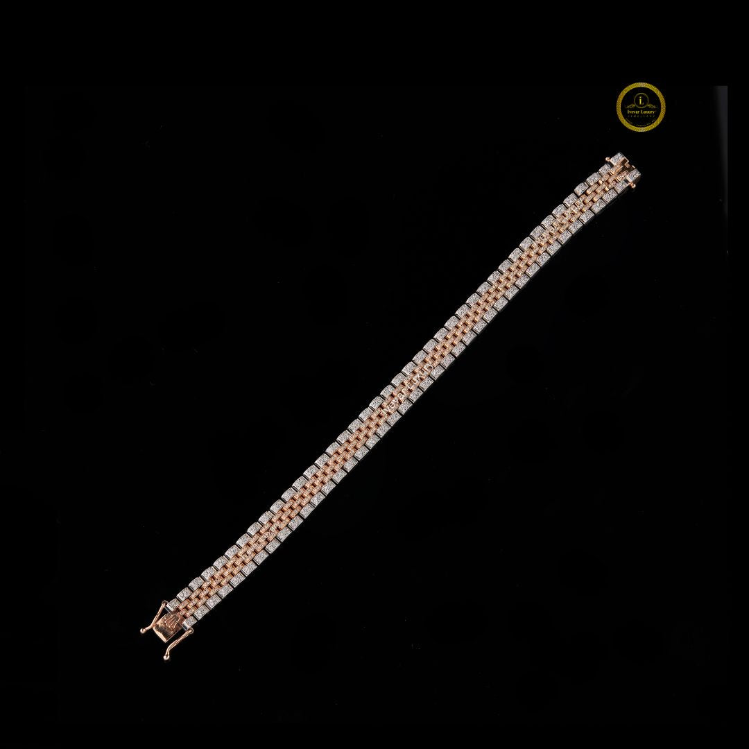 Elegant Lab Diamond Bracelet Unisex Friendly Design by Ivevar - View 4