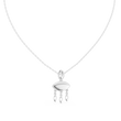 Motif Chandelier Statement Pendant with Round Lab Grown Diamond - View 12