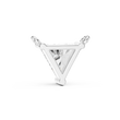 Trillion Cut Solitaire Pendant with Center Moissanite Diamond - View 9
