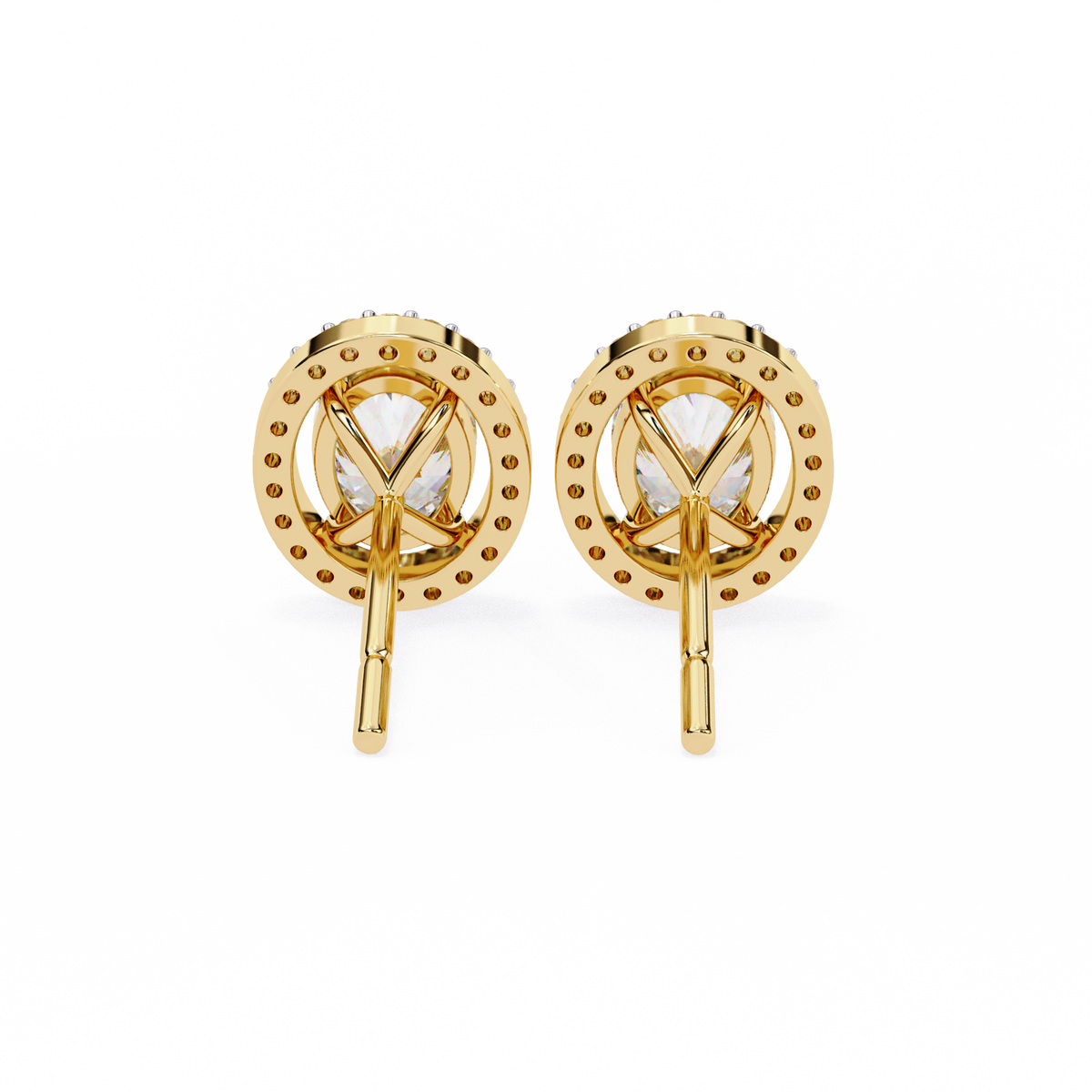 Ethical Elegance Lab Grown Oval Cut Diamond Earrings Collection For Cocktail Party - View 8