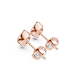 Minimal Marquise Bezel Moissanite Diamond Stud Earrings with Elongated Navette Silhouette - View 11