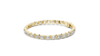 Emerald Cut Moissanite Diamond Octagonal Link Tennis Bracelet - View 10
