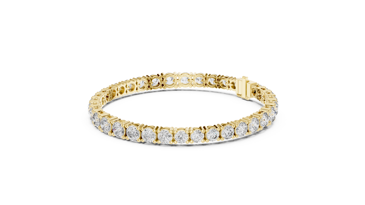 Round Moissanite Diamond Tennis Bracelet For Her Jewelry - View 10
