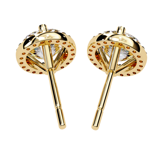 Elite Collection Of Jewels The Finest Lab Grown Round Cut Diamond Earring - View 2
