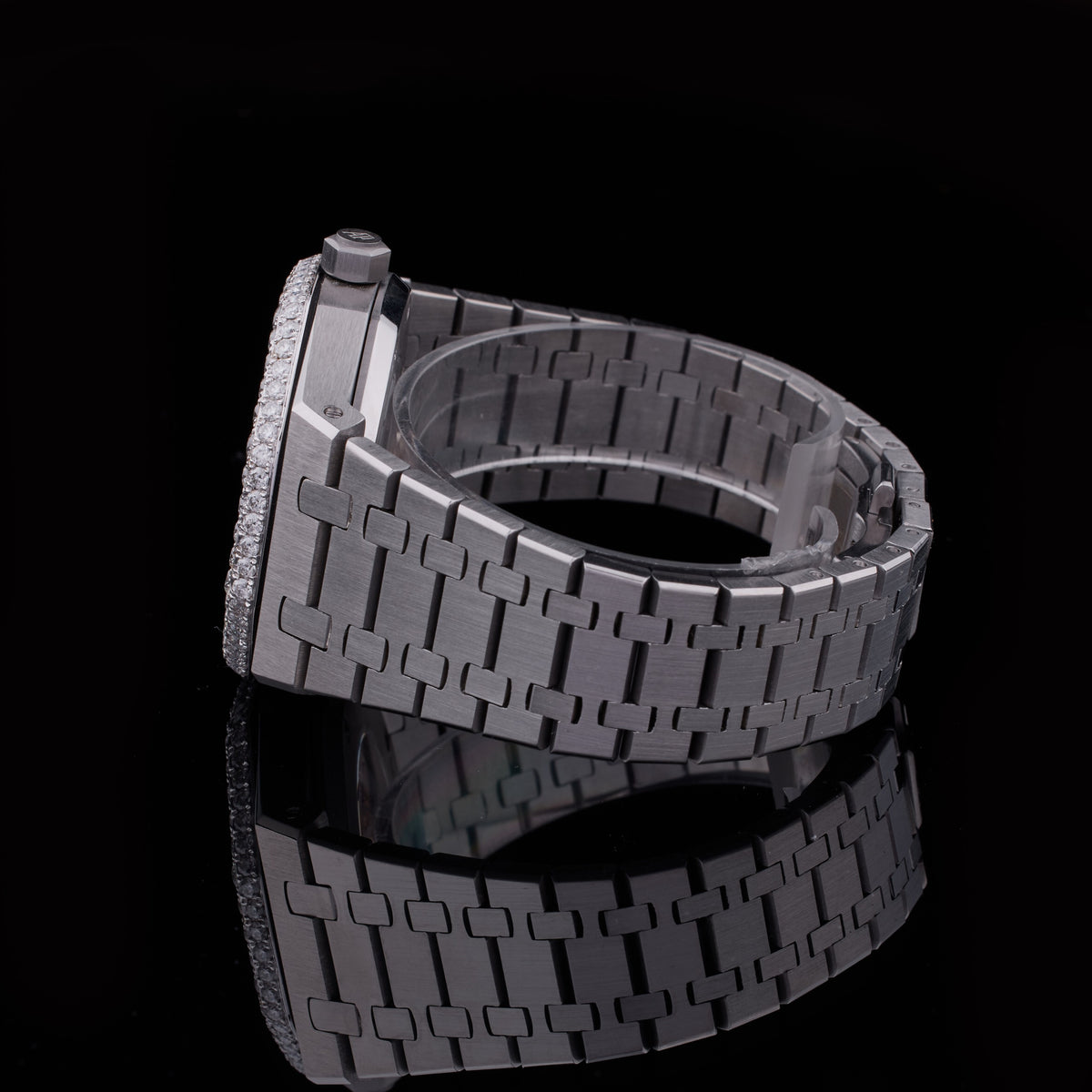 Elite Moissanite Diamond Watch Collection Royal Ice And Midnight Blue Edition - View 4