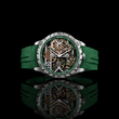 Emerald Green Skeleton Automatic Watch Premium Mechanical Statement Timepiece