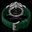 Emerald Green Skeleton Automatic Watch Premium Mechanical Statement Timepiece - View 4
