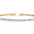 Emerald Lab Diamond Tennis Bracelet A Modern Masterpiece of Sparkle - View 8
