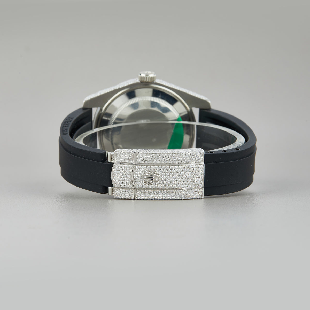 Emerald Prestige Diamond Collection Moissanite Diamond Luxury Timepiece Duo - View 4