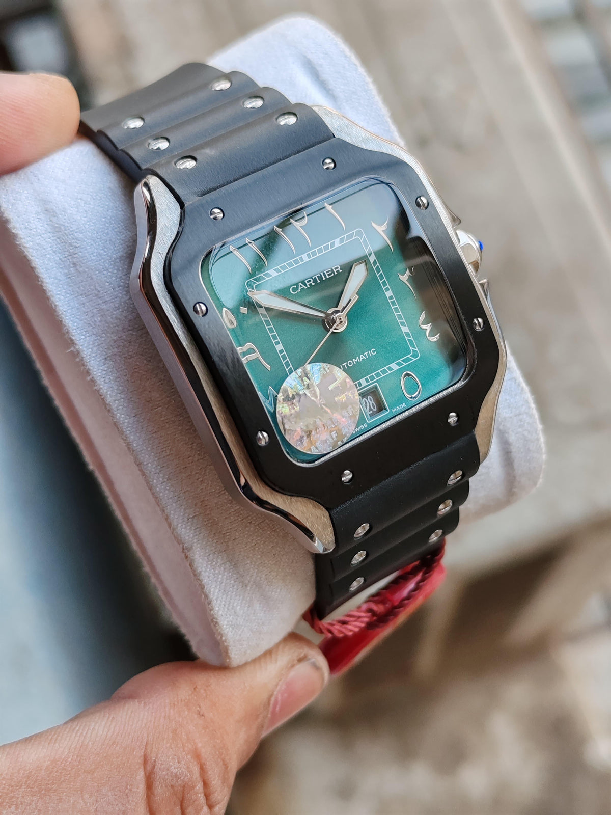 Emerald Prestige Diamond Collection Moissanite Diamond Luxury Timepiece Duo - View 9