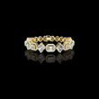 Emerald And Asscher Cut Halo Lab Diamond Tennis Bracelet