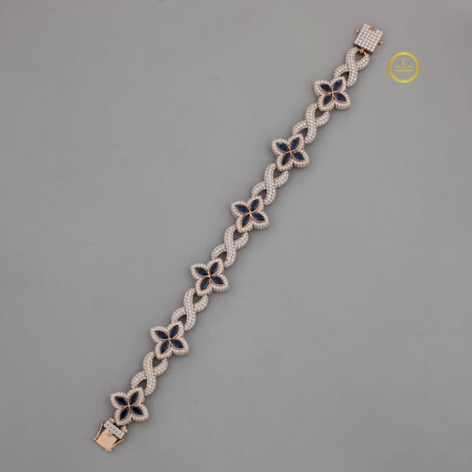 Eternal Love Bracelet - Handmade Moissanite Infinity Link Jewelry - View 2