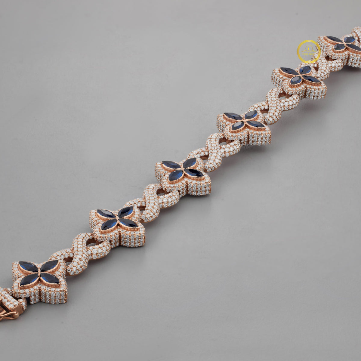 Eternal Love Bracelet - Handmade Moissanite Infinity Link Jewelry - View 3