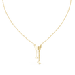Butterfly Dangle Pendant with Pave Round Lab Grown Diamond - View 10