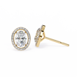 Ethical Elegance Lab Grown Oval Cut Diamond Earrings Collection For Cocktail Party - View 5