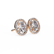 Ethical Elegance Moissanite Oval Cut Diamond Earrings Collection For Cocktail Party - View 3