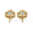Ethical Luxury Best Lab Grown Round Cut Diamond Earring for Conscious Girl - View 10