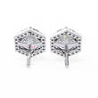 Ethical Luxury Best Lab Grown Round Cut Diamond Earring for Conscious Girl - View 8