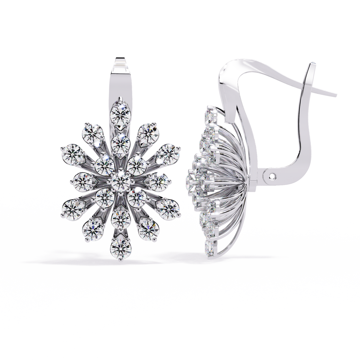Sparkling Round Cut Lab Diamond Studs For Thoughtful Ethical Gift She’ll Love It - View 5