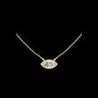 Marquise Cut Moissanite Diamond Solitaire Pendant