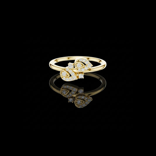 Marquise Motif Cluster Lab Diamond Ring