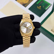 Executive Heritage Collection Gold Calendar And Moissanite Diamond Classic Date Luxury Watch Duo - View 4