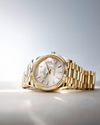Executive Heritage Collection Gold Calendar And Moissanite Diamond Classic Date Luxury Watch Duo - View 5