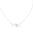 LOVE Alphabet Typography Pendant with Round Lab Grown Diamond - View 9