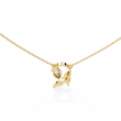 Nature Inspired Marquise Lab Diamond Leafy Pendant - View 8