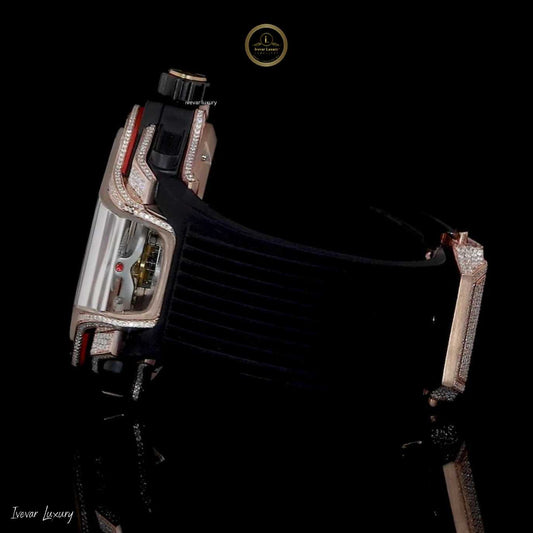 Half Frost, Full Flex – Ivevar’s Lab Diamond Half Iced Watch