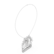 Divine Radha Krishna Peacock Frame Moissanite Diamond Pendant - View 12