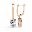 Best Oval Lab Grown Diamond Earrings Perfect Anniversary, Birthday & Bridal Gift - View 4