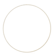 East West Oval Cut Lab Grown Diamond Tennis Necklace - View 4
