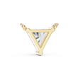 Trillion Cut Solitaire Pendant with Center Moissanite Diamond - View 7