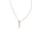 Butterfly Dangle Pendant with Pave Round Lab Grown Diamond - View 5