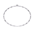 Floral Round Lab Diamond Link Bracelet for Women - View 10