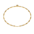 Floral Round Lab Diamond Link Bracelet for Women - View 8
