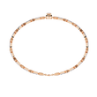 Floral Round Lab Diamond Link Bracelet for Women - View 9