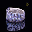 Full Iced Blue Lab Grown Diamond Watch Showcasing Mechanical Mastery By Ivevar - View 3