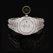 Elite Round Dial Lab Grown Diamond Watch with Baguette Bezel By Ivevar