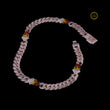 Fully Iced-Out With Fire Logo Custom Cuban Link Chain with Lab Grown Diamond by Ivevar - View 4