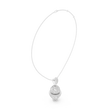 Sports Theme Ball Motif Charm Pendant with Round Lab Grown Diamond - View 12