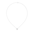 Heart Shape Pendant with Round Three Stone Cluster Moissanite Diamond - View 12